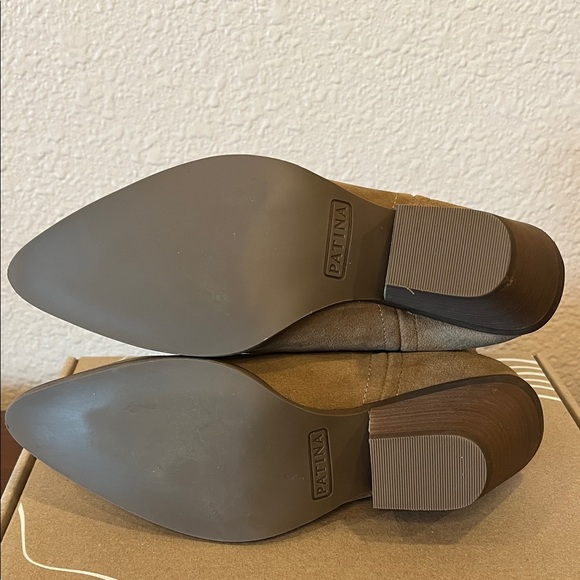 Patina / Portland Leather Dakota Western Boot - Taupe- Size 7.5 - Picture 7 of 11